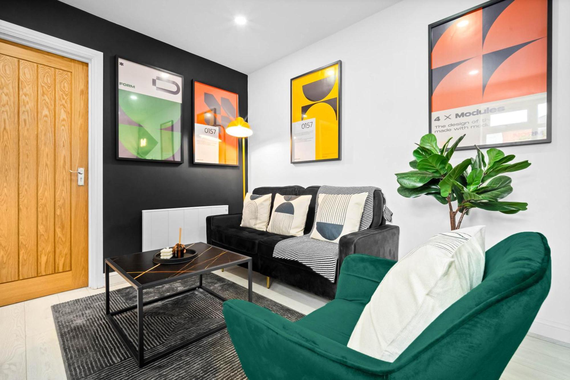 Luxury 3 Bedroom Apartment - Terrace - Near City Centre - Wifi - Smart Tv 1Mr Birmingham Dış mekan fotoğraf